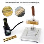 Desktop Hot Foil Stamping Embossing Machine for PU Leather Paper Logo Printing