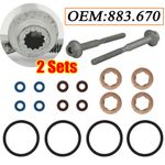 Fuel Injector Ring Washer Seals Bolts For VW Caddy Golf Passat Touran 1.6 TDi