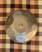 9 Note Steel Handpan Tuned to D-Minor With Protective Carry Case