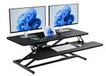 ERGOMAKER 36’’ Electric Standing Desk Converter, Height Adjustable Desk Riser
