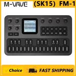 M-VAVE Digital Wave Synthesizer & ARP Sequencer Black LCD Screen Multi Effects