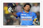 SACHIN TENDULKAR 100TH CENTURY INDIA CRICKET SIGNED AUTOGRAPH PHOTO PRINT