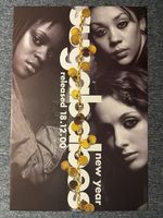 RARE UNUSED 77x51cm RECORD STORE PROMOTIONAL POSTER - SUGARBABES (2000)
