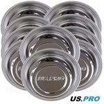 US PRO 3" Magnetic Parts Dish Bowl Tray Rubber Base Pack of 10 Crafts 6783