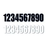 Motorcycle Bike Motocross MX Enduro Quad Trials Kart Race Number Sticker Decal