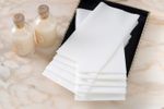 Swansoft White Deluxe Hand Towels PER 600 White hand towels bathroom restroom 