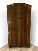 SINGLE WARDROBE Lebus Furniture Vintage Teak Hanging Rail Mirror FREE DELIVERY