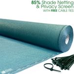 Sun Shade Net 80%/85% | UV Protection Wind-Break & Patio/Pergola Privacy Screen