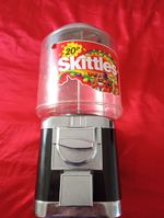 Classic SSF sweet vending machine 20p Vend With Skittles Sticker.