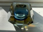 VTG Murano Glass Ashtray Prism Flavio Poli for Seguso MCM Space Age Art
