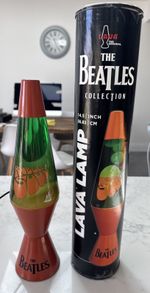 THE BEATLES RUBBER SOUL LAVA LAMP LTD EDITION with BOX - Tested and working
