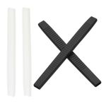 Glasses End Tips Eyeglass Anti Slip Ear Sock Pieces Tube Sleeve, 2 Pairs Style 7