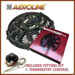 14" Aeroline® 12v 120w Electric Radiator Cooling Fan + Capillary Thermostat