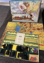 Railroader Board Game Vintage 1963 Waddingtons 