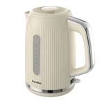 Breville Bold Electric Kettle 1.7L 3kW Fast Boil Cream & Silver