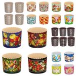 6pcs Baking Paper Molds for Easter Bread Cakes Panettone Paska