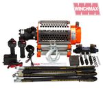 HYDRAULIC WINCH ZS 20000 lb WINCHMAX ORIGINAL ORANGE WINCH WITH STEEL ROPE - 24V