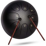 Steel Tongue Drum 6 Inch 8 Notes for Kids Adults Yoga Mind Healing Meditation