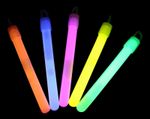 25x 4" Inch Regular (10mm) Glow Sticks + Lanyards - Glowtopia For All Occasions