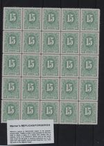 FORGERY - Werner's FORGERY/REPLICA of Hawaii 1894 Kahului Railroad - 15c green