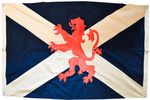 Scotland Lion Rampant Cotton Flag - Fully Sewn - 150cm x 100cm - 6 Eyelets
