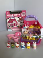 Hello Kitty Vintage Carry Along House job lot with Figures & Furniture-Sanrio-UK