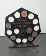 Beatrix Potter 50p 15 Coin Display Stand Royal Mint Final New 2020 Peter Rabbit 