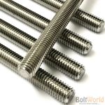 1 METRE (1000mm) LENGTHS of A4 MARINE GRADE STAINLESS THREADED ROD BAR STUDDING