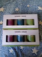 Monte & Wilde Talc 2 Set Collection 3 x 50g Bergamot ,Seasalt  & Amber , Juniper
