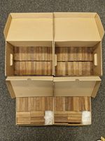 RECLAIMED TEAK PARQUET FLOORING, GOOD CONDITION, PRICED FOR 20 FINGER SET.