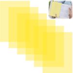 6 A4 Coloured Reading Overlays for Dyslexia & Visual Stress