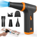 K&F CONCEPT Cordless Air Duster -110000RPM Super Electric Mini Blower 3 Nozzles