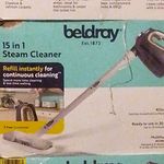 Beldray 15-in-1 Steam Cleaner with Refillable Tank for Home Cleaning