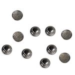 10PCS Dental Orthodontic Lingual Buttons Bondable Metal Tongue Side Buckles UK