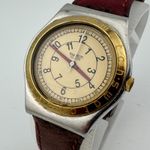 Vintage Swatch Irony Quartz Watch Spieglein YLS101 Men Analog ~ For Parts Repair