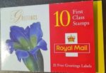 GB 1997 Greetings Booklet  KX9 10 x 1st class Stamps MNH £18 Face Value
