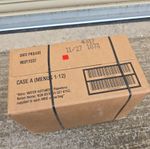 Box of 12 New Indate MRE Military Ration USA US Rations inspection 2027 Case A