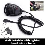 Handheld Speaker Mic Shoulder Microphone for Baofeng UV-5R BF-888S Walkie Talkie