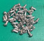 NEW Land Rover Series 1 2 2a 3 3/16"x3/8" BRITISH HEAD Solid Rivets x50 300789