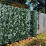 30M Artificial Hedge Fake Ivy Leaf Garden Privacy Fence Screen Roll Wall Panel