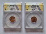 2026 and 2026-D Set - 250th Anniversary Issue Dual Dated Cents - ANACS MS 67 Red