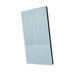 Time Card Rack Wall Mounted Convenient Practical 24 Pockets Time Card Organizer