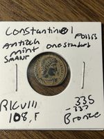 ROMAN EMPIRE - Constantine I Follis Antioch RIC 108 Rare Excellent Condition