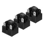 3pcs PTC Refrigerator Starter Relay 15 Ohm 3 Pin Fridge Compressor Start Relay