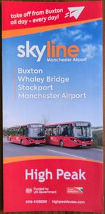 High Peak Bus service 199 / Skyline Timetable (2026) Buxton