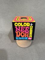 NeeDoh Color Change Cube Yellow / Orange Viral Squish Brand New In Hand UK