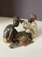 Rare antique cold painted Vienna bronze by or contributed to Franz Bergmann