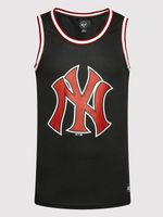 New York Yankees Vest Men's 47 Brand MLB Black Grafton Baseball Tank Top - New