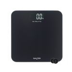 Salter Digital Bathroom Scale – 180kg/28st 3lb, LCD Display, Step-On, Black