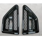 2PCS Side Wing Air Intake Grille Vent For Land Rover Freelander 2 Gloss Black UK